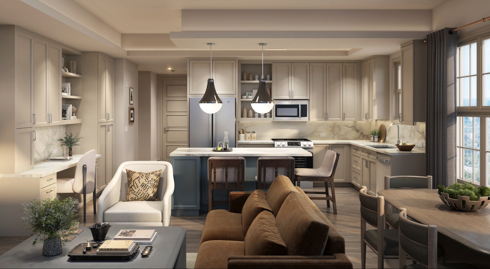 Two-Bedroom Living Room